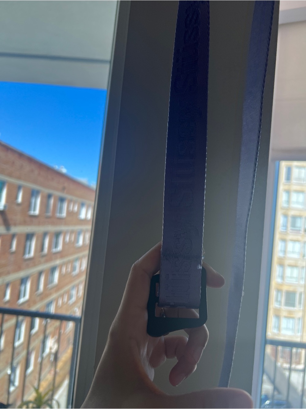 Stüssy Lavender Fabric Belt with Black Buckle - Picture 2 of 6
